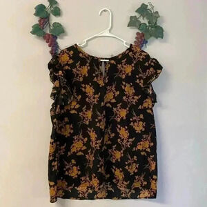 Women’s 4 XL Black and Gold SHEIN Pullover Top